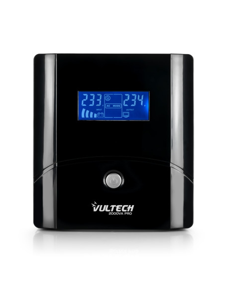 Vultech UPS2000VA-PRO gruppo di continuità (UPS) A linea interattiva 2 kVA 1025 W 4 presa(e) AC