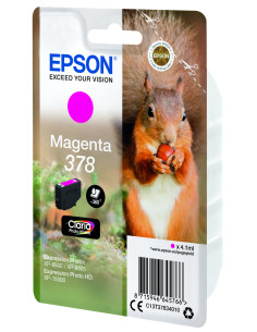 Epson Squirrel Singlepack Magenta 378 Claria Photo HD Ink 2