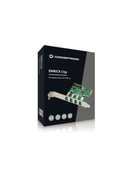 Conceptronic EMRICK02G scheda di interfaccia e adattatore Interno USB 3.2 Gen 1 (3.1 Gen 1)