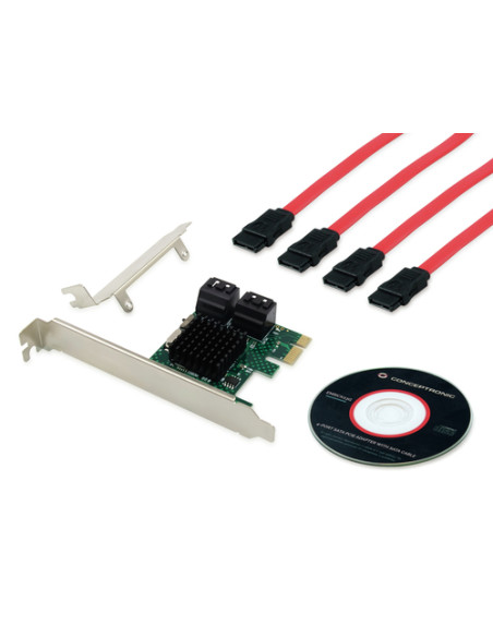 Conceptronic EMRICK03G scheda di interfaccia e adattatore Interno SATA