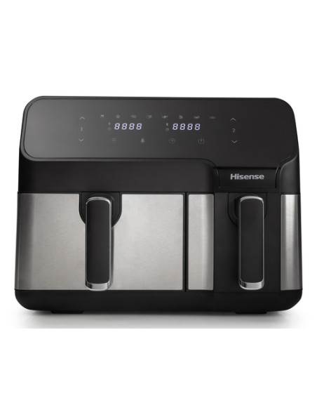 Hisense HAF2900D friggitrice Doppia 8,6 L Indipendente 1700 W Friggitrice ad aria calda Nero