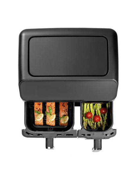 Hisense HAF2900D friggitrice Doppia 8,6 L Indipendente 1700 W Friggitrice ad aria calda Nero