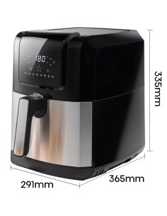 Hisense H06AFBS1S3 friggitrice Singolo 5 L 1700 W Friggitrice ad aria calda Nero 2