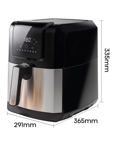 Hisense H06AFBS1S3 friggitrice Singolo 5 L 1700 W Friggitrice ad aria calda Nero