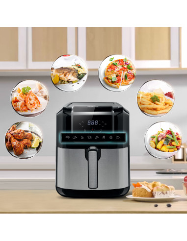 Hisense H06AFBS1S3 friggitrice Singolo 5 L 1700 W Friggitrice ad aria calda Nero
