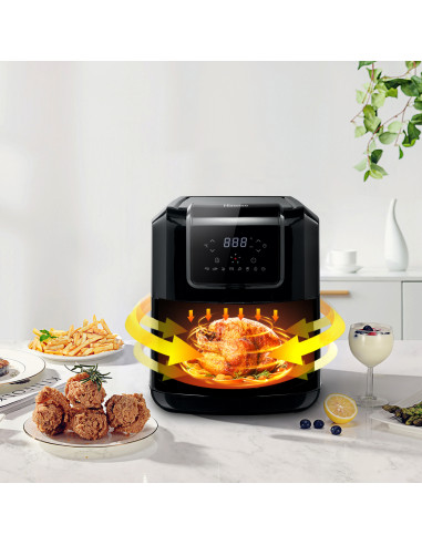 Hisense H06AFBS1S3 friggitrice Singolo 5 L 1700 W Friggitrice ad aria calda Nero