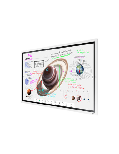 Samsung WM65B lavagna interattiva 165,1 cm (65") 3840 x 2160 Pixel Touch screen Grigio, Bianco
