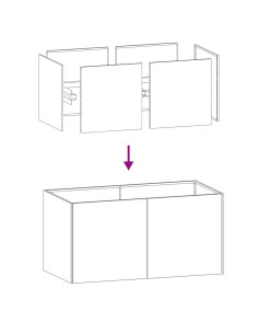 Fioriera 80x40x40 cm in Acciaio Zincato