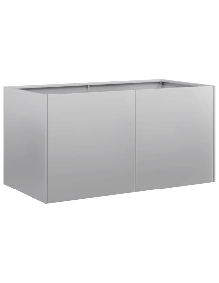 Fioriera 80x40x40 cm in Acciaio Zincato