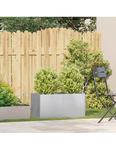 Fioriera 80x40x40 cm in Acciaio Zincato