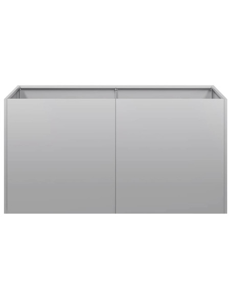 Fioriera 80x40x40 cm in Acciaio Zincato