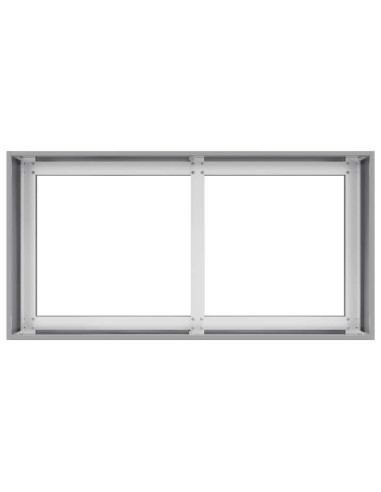 Fioriera 80x40x40 cm in Acciaio Zincato