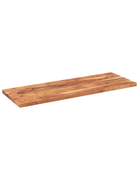 Piano Tavolo 140x50x3,8 cm Rettangolare Legno Massello Acacia