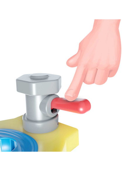 Games ​Acchiappa la Cacca Turbo, gioco per bambini con water giocattolo, 3 pezzi di cacca, 1 dado e istruzioni, Giocattolo per