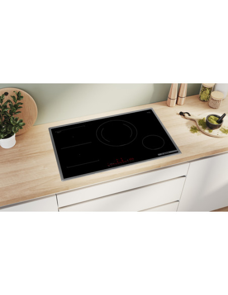 Bosch Serie 6 PVS845HB1E Piano cottura a induzione 80 cm Nero, con profili