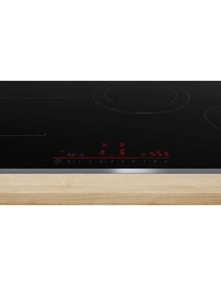 Bosch Serie 6 PVS845HB1E Piano cottura a induzione 80 cm Nero, con profili