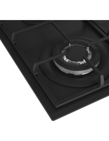 Beko HIYG 64225 SBO piano cottura Nero Da incasso 60 cm Gas 4 Fornello(i)