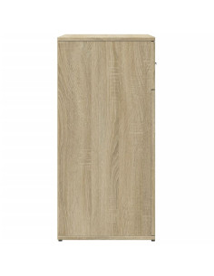 Credenza Rovere Sonoma 79x38x80 cm in Legno Multistrato
