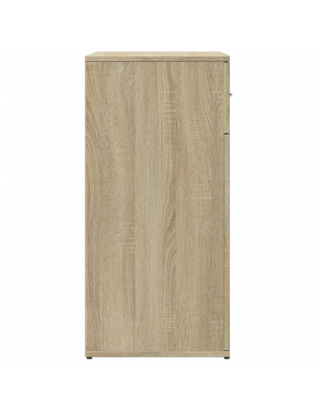Credenza Rovere Sonoma 79x38x80 cm in Legno Multistrato