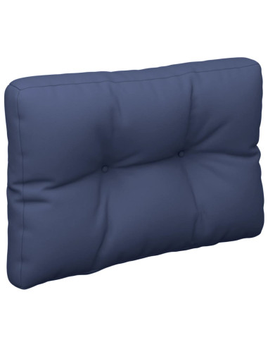Cuscini per Pallet 2 pz Blu Marino in Tessuto