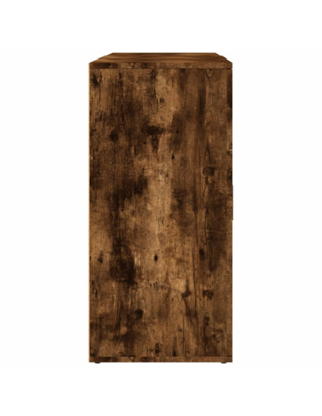 Credenze 3 pz Rovere Fumo in Legno Multistrato