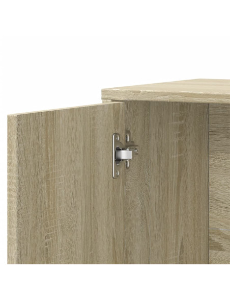 Credenze 2 pz Rovere Sonoma 60x31x70 cm in Legno Multistrato