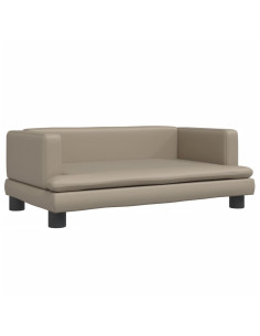 Divano per Bambini Cappuccino 80x45x30 cm in Similpelle 2