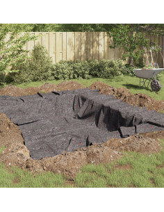 Tessuto per Laghetti Grigio 1 x 50 m Poliestere e Cotone 2