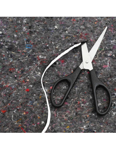 Tessuto per Laghetti Grigio 1 x 25 m Poliestere e Cotone 2