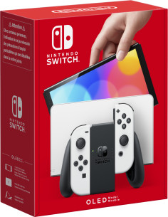 Nintendo Switch (modello Oled) Bianco, schermo 7 pollici 2