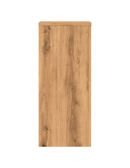 Supporti per Piante 2 pz Rovere 30x30x70 cm in Multistrato