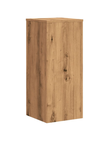 Supporti per Piante 2 pz Rovere 30x30x70 cm in Multistrato