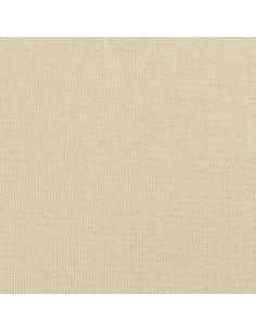 Giroletto con Testiera Crema 90x190 cm in Tessuto