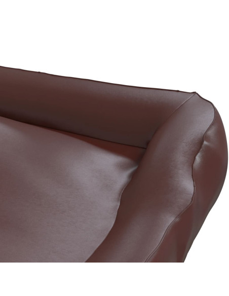Cuccia per Cani Marrone 105x80x25 cm in Similpelle