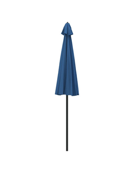 Ombrellone da Esterni con Palo in Alluminio 270 cm Azzurro