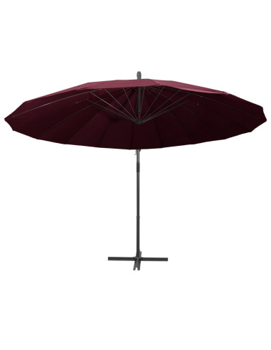 Ombrellone a Sbalzo Bordò 3 m Palo in Alluminio