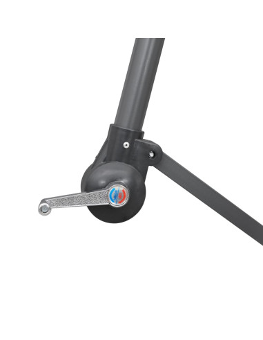 Ombrellone a Sbalzo Bordò 3 m Palo in Alluminio