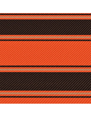 Tenda da Sole Retrattile con LED 100x150 cm Arancione e Marrone