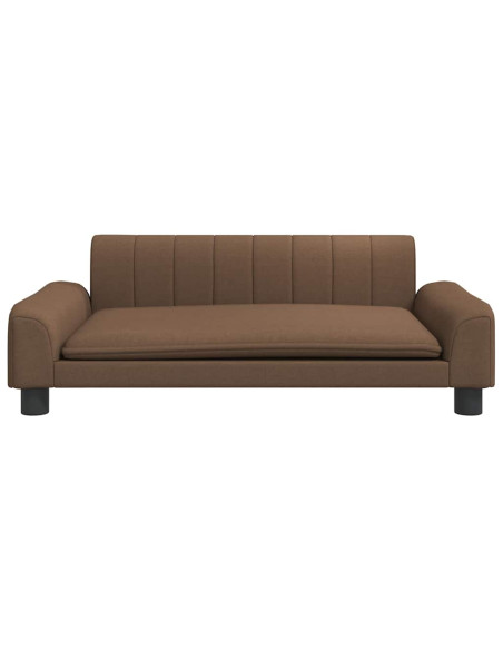 Lettino per Cani Marrone 90x53x30 cm in Tessuto