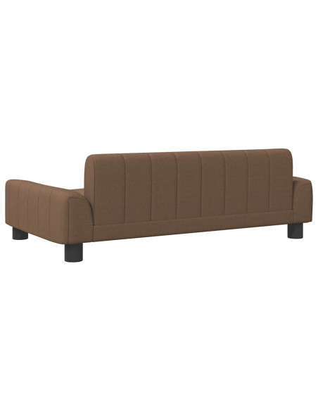 Lettino per Cani Marrone 90x53x30 cm in Tessuto
