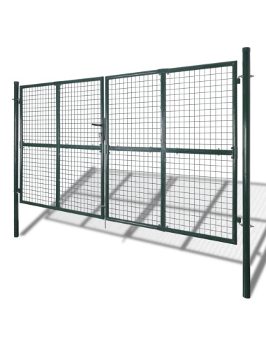 Cancello per Giardino in Rete Metallica 289x200 cm/306x250 cm