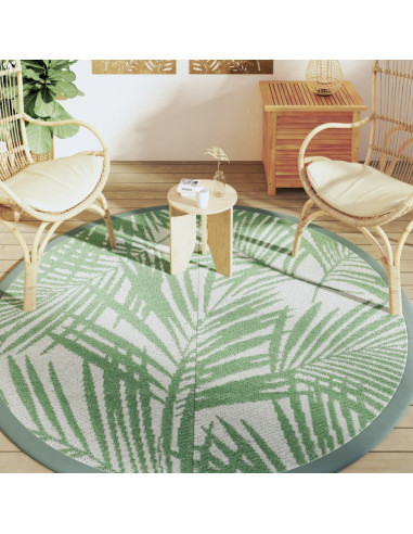 Tappeto da Esterno Verde Ø200 cm in PP