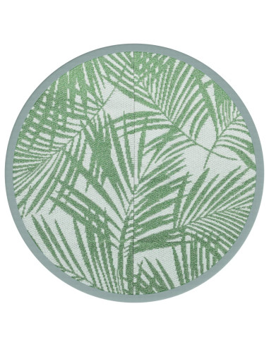 Tappeto da Esterno Verde Ø120 cm in PP