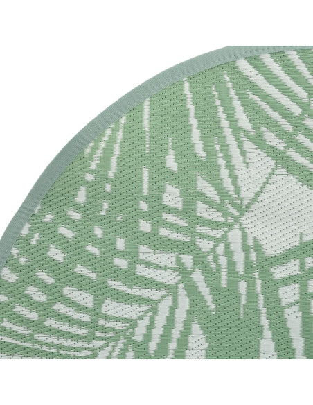 Tappeto da Esterno Verde Ø120 cm in PP