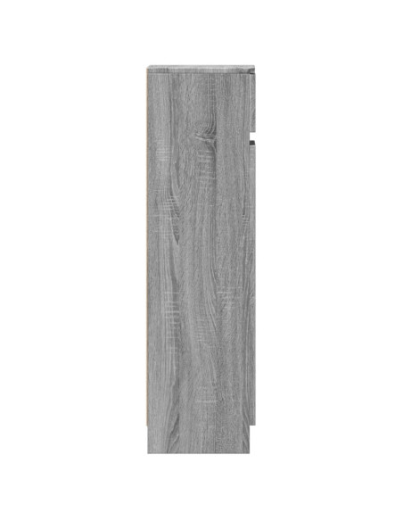 Scarpiera Grigio Sonoma 100,5x28x100 cm in Legno Multistrato