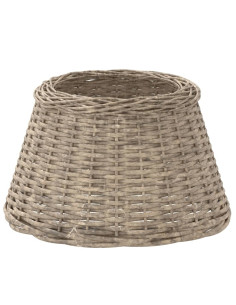 Paralume Marrone Ø50x30 cm in Vimini