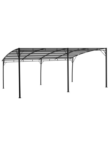 Tenda Parasole da Giardino 6x3x2,55 m Crema