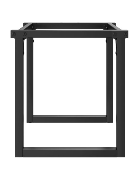 Telaio Gambe a O per Tavolino da Salotto 80x40x43 cm in Ghisa
