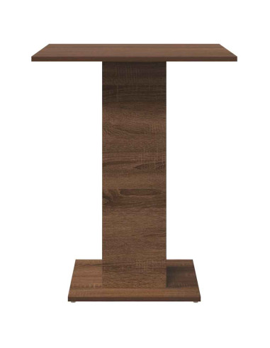 Tavolo da Bistrot Rovere Marrone 60x60x75 cm Legno Multistrato