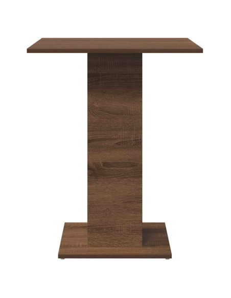 Tavolo da Bistrot Rovere Marrone 60x60x75 cm Legno Multistrato
